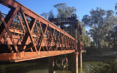 Rail Bridge and Viaduct Inspection via Rope Access