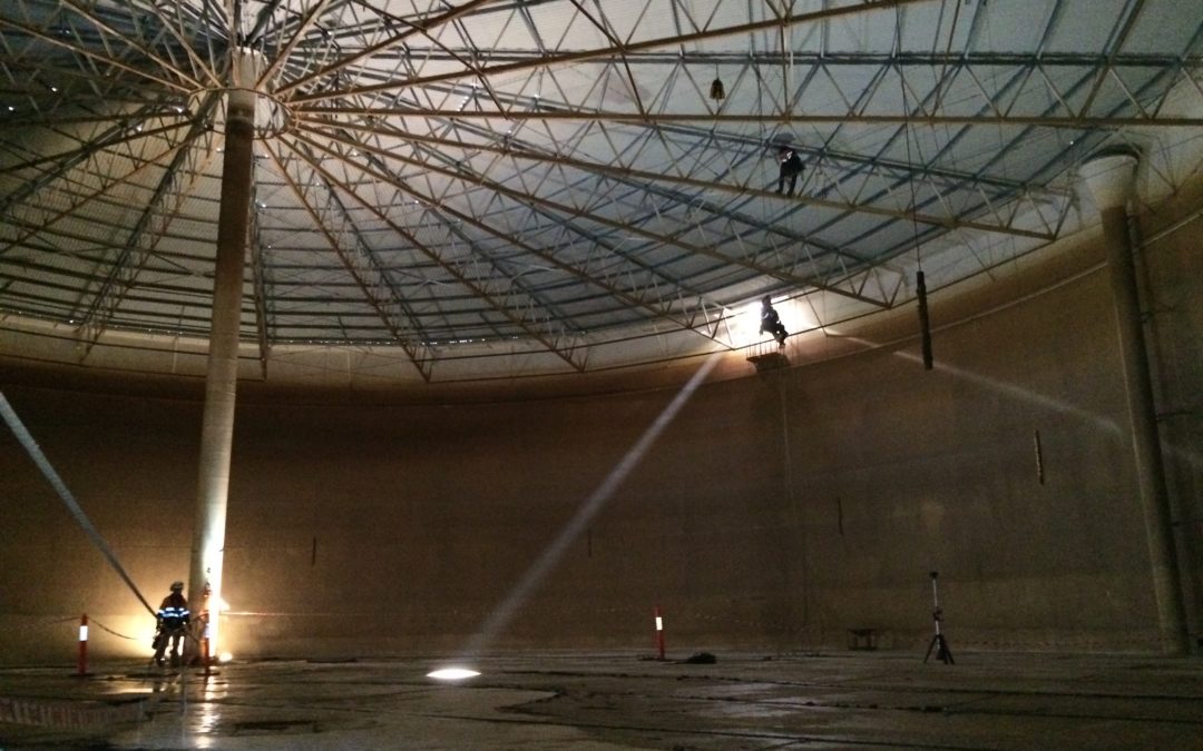 Rope Access Tank maintenance, St Albans, Vic.