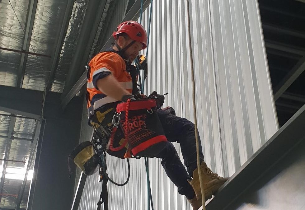 Infrastructure maintenance via Rope Access, Dandenong, Victoria.