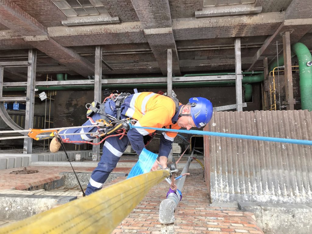 Pipework removal via Rope Access Ropepro High Access Services
