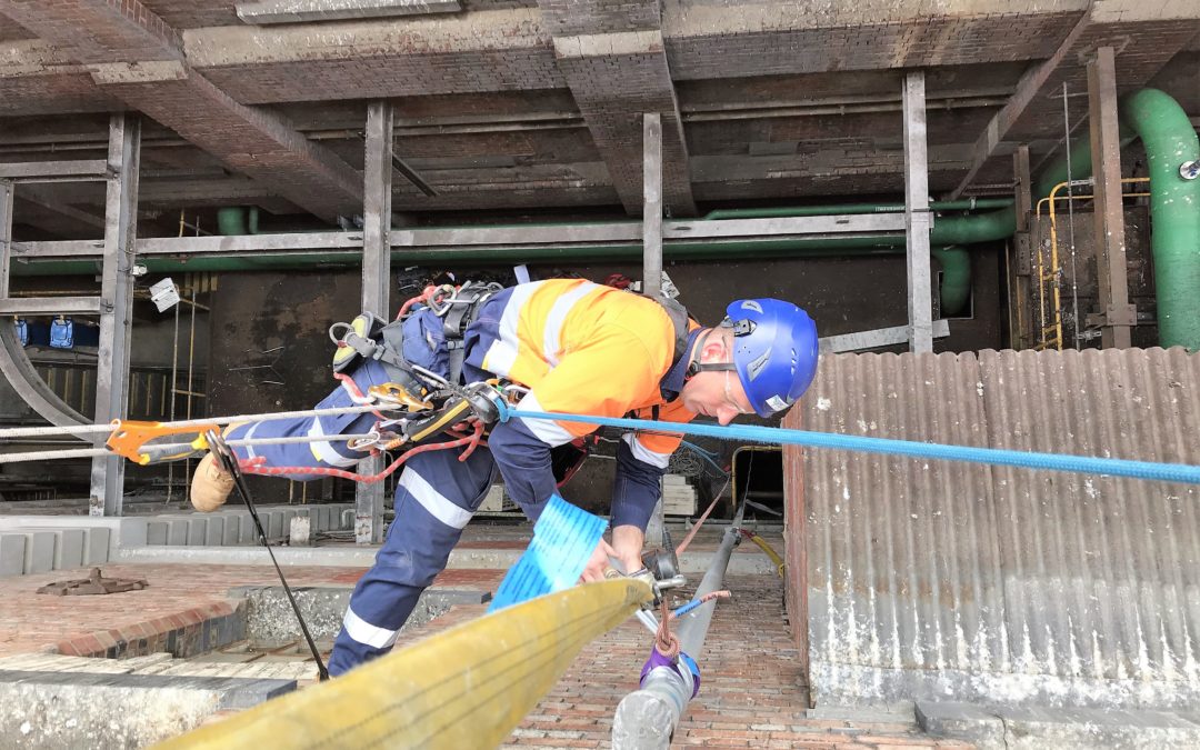 Pipework removal via Rope Access